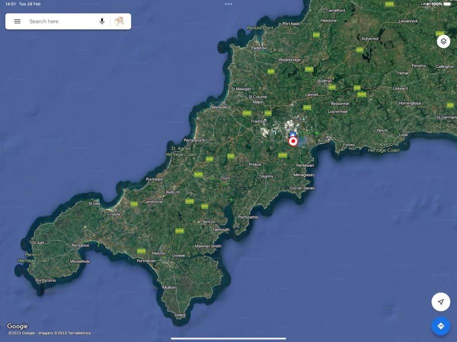 White Eden - Explore Cornwall From A Comfy Central Appartment St Austell Extérieur photo